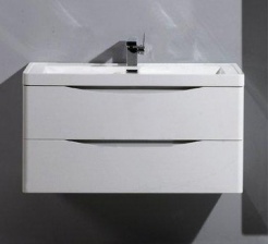 Тумба для комплекта BelBagno Ancona-N 90 bianco lucido подвесная