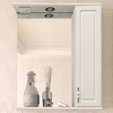Зеркало-шкаф Style Line Олеандр-2 65/С Люкс, рельеф пастель