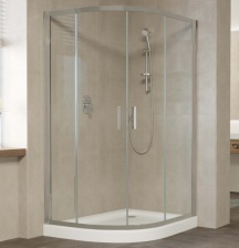 Душевой уголок Vegas Glass ZS-F 120*90 07 01 профиль матовый хром, стекло прозрачное