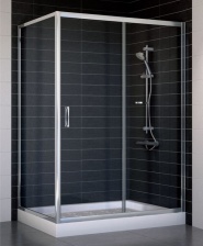 Душевой уголок Vegas Glass ZP+ZPV 130*80 08 01 стекло прозрачное, 130x80