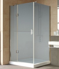 Душевой уголок Vegas Glass AFP-Fis Lux 120*90 07 10 L профиль матовый хром, стекло сатин