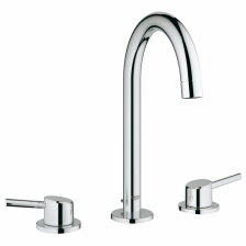 Смеситель для раковины Grohe Concetto на 3 отверстия с донным клапаном
