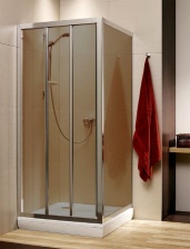 Душевой уголок Radaway Treviso DW+S 80 коричневое стекло