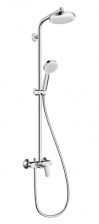 Душевая стойка Hansgrohe Crometta 160 1 Jet  с однорычажным смесителем