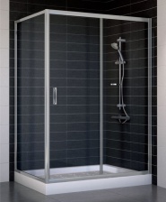 Душевой уголок Vegas Glass ZP+ZPV 130*80 07 01 стекло прозрачное, 130x80