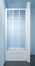 Душевая дверь в нишу Sanplast DTR (800-850)x1850 стекло W4 полоски