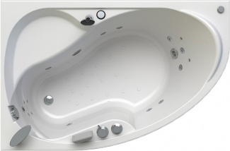 Акриловая ванна Radomir Амелия Специальный Chrome 160x105 левая