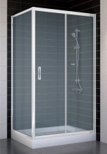 Душевой уголок Vegas Glass ZP+ZPV 100*70 01 10 стекло сатин, 100x70