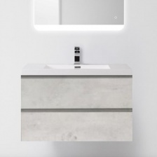 Тумба для комплекта BelBagno Luce 100 stucco cemento leggero