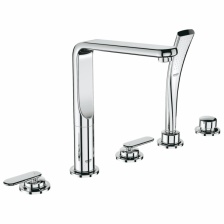 Смеситель для ванны Grohe Veris с душевым гарнитуром на борт ванны