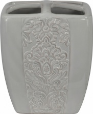 Стакан Creative Bath Heirloom HER60GRY для зубных щёток, серый