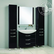 Мебель для ванной Акватон Ария Н 80 черный глянец