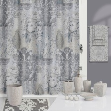Штора для ванной Creative Bath Heirloom S1231GRY серая