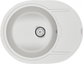 Мойка кухонная Paulmark Oval PM316502-WH белый