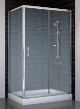 Душевой уголок Vegas Glass ZP+ZPV 110*70 08 02 стекло шиншилла, 110x70
