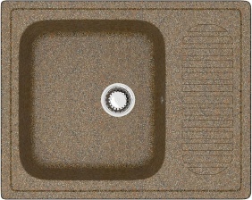 Мойка кухонная ZETT lab. T015Q009 терракот
