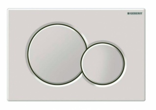 Кнопка смыва Geberit Sigma 01 белый Pergamon