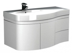 Тумба для комплекта Aquanet Опера 2-115  белая L