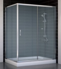 Душевой уголок Vegas Glass ZP+ZPV 140*90 08 10 стекло сатин, 140x90