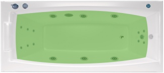 Акриловая ванна Marka One Aelita 01ае1880ГМпрпл Премиум+, 180х80