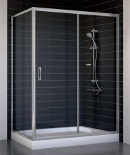 Душевой уголок Vegas Glass ZP+ZPV 140*70 07 01 стекло прозрачное, 140x70