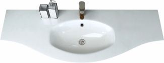 Мебельная раковина Cezares 50155 138х52 bianco