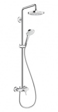 Душевая стойка Hansgrohe Croma Select E 180  с однорычажным смесителем