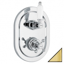 Термостат Cezares Elite ELITE-VDIM2-T-03/24-Bi для душа, золото