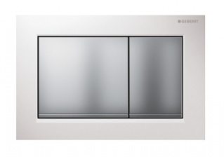 Кнопка смыва Geberit Omega 30 белый/хром матовый