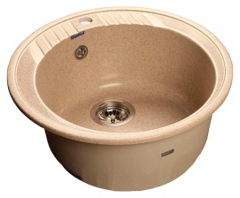 Мойка кухонная GranFest Rondo GF-R520 песочный