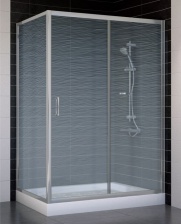 Душевой уголок Vegas Glass ZP+ZPV 130*70 07 02 стекло шиншилла, 130x70