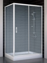 Душевой уголок Vegas Glass ZP+ZPV 110*70 01 02 стекло шиншилла, 110x70