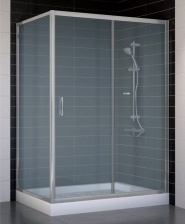 Душевой уголок Vegas Glass ZP+ZPV 130*80 07 10 стекло сатин, 130x80