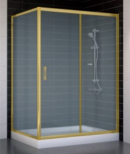Душевой уголок Vegas Glass ZP+ZPV 130*90 09 10 стекло сатин, 130x90