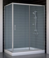 Душевой уголок Vegas Glass ZP+ZPV 140*70 07 10 стекло сатин, 140x70