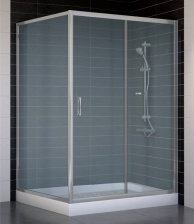 Душевой уголок Vegas Glass ZP+ZPV 130*100 07 10 стекло сатин, 130x100