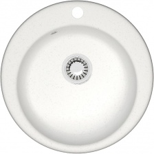 Мойка кухонная ZETT lab. T030Q001 белый лед