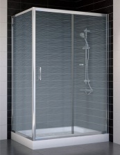 Душевой уголок Vegas Glass ZP+ZPV 120*70 08 02 стекло шиншилла, 120x70