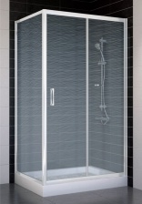 Душевой уголок Vegas Glass ZP+ZPV 100*70 01 02 стекло шиншилла, 100x70
