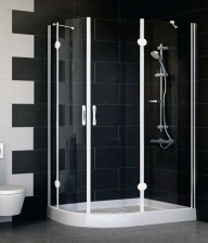 Душевой уголок Vegas Glass AFS-F 120*80 01 01 R стекло прозрачное, 120x80