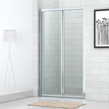 Душевая дверь в нишу Cezares Eco BS-90-C-Cr стекло прозрачное