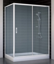 Душевой уголок Vegas Glass ZP+ZPV 140*70 01 10 стекло сатин, 140x70