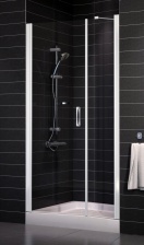 Душевая дверь в нишу Vegas Glass EP-F-2 0125 01 01 L стекло прозрачное, 125