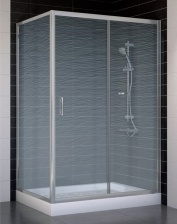 Душевой уголок Vegas Glass ZP+ZPV 120*80 07 02 стекло шиншилла, 120x80