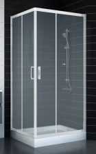 Душевой уголок Vegas Glass ZA-F 80*90 01 04 стекло сатин, 80x90