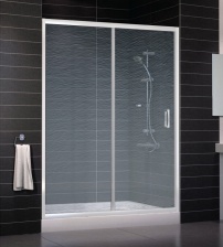 Душевая дверь в нишу Vegas Glass ZP 0150 01 02 стекло шиншилла, 150