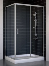 Душевой уголок Vegas Glass ZP+ZPV 110*80 07 01 стекло прозрачное, 110x80