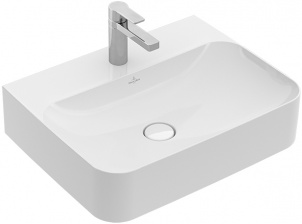 Мебельная раковина Villeroy & Boch Finion 41686LR1 без перелива, CeramicPlus