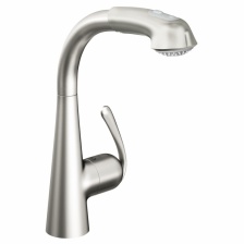 Смеситель для кухонной мойки Grohe Zedra с выдвижным изливом