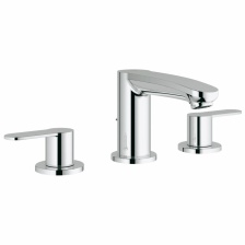 Смеситель для раковины Grohe Eurostyle Cosmopolitan на 3 отверстия с донным клапаном